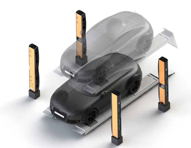 Стенд развал-схождения Техно Вектор 8 SMARTLIGHT  P 8218 