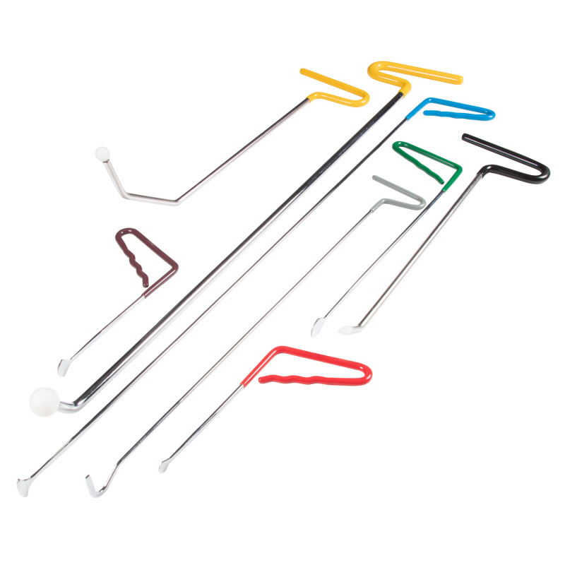 МАСТАК Набор крючков PDR для удаления вмятин, кейс, 8 предметов 118-50008C