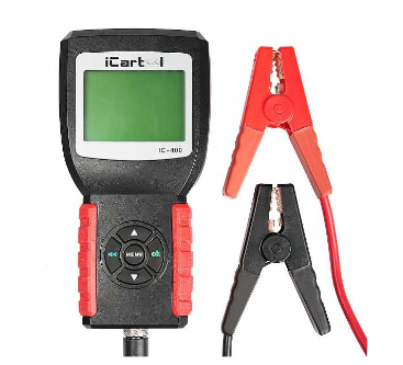 Тестер аккумуляторных батарей (АКБ) 12/24V iCartool IC-400