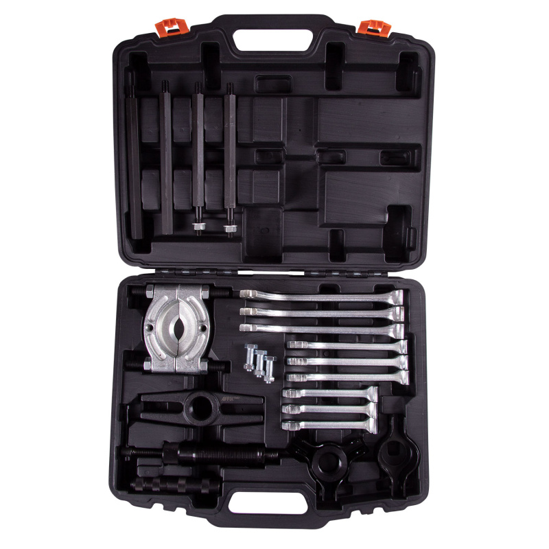 AFFIX Съемник подшипников гидравлический, 10 т, 75-100 мм, 21 предмет AF10419010C