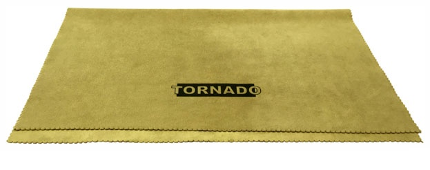Искусственная замша для хрома и стекла "TORNADO" Grey gold 40х50 см