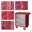 МАСТАК Набор инструментов "МАСТЕР" в красной тележке, 205 предметов 52-05205R