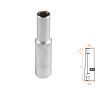AFFIX Головка торцевая глубокая шестигранная 1/4", 06 мм AF00120006